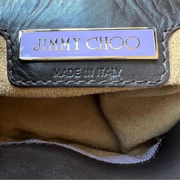 Jimmy Choo Brown Suede Hobo Bag Pristine OS - Picture 4 of 9